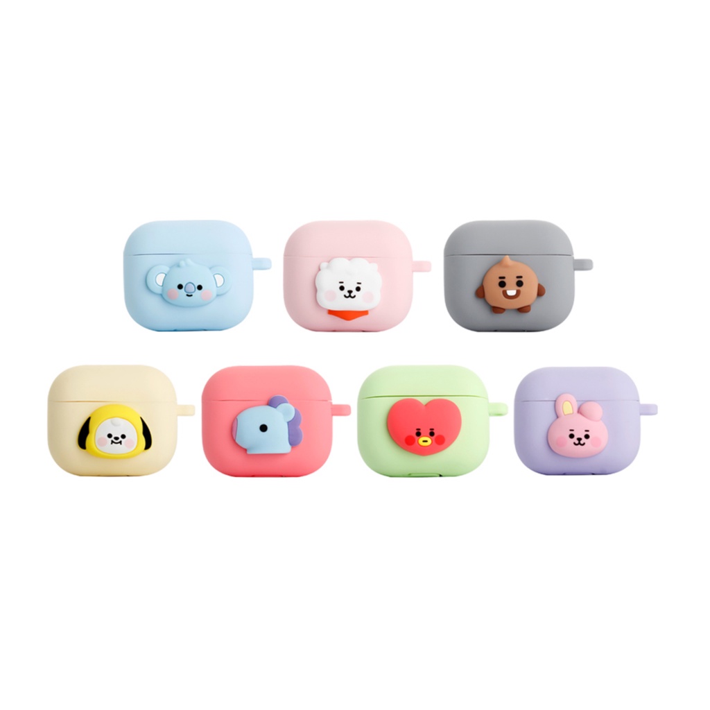 HỘP ĐỰNG TAI NGHE BT21 PASTEL PHÙ HỢP CHO AIRPODS 3 - HÀNG CHÍNH HÃNG