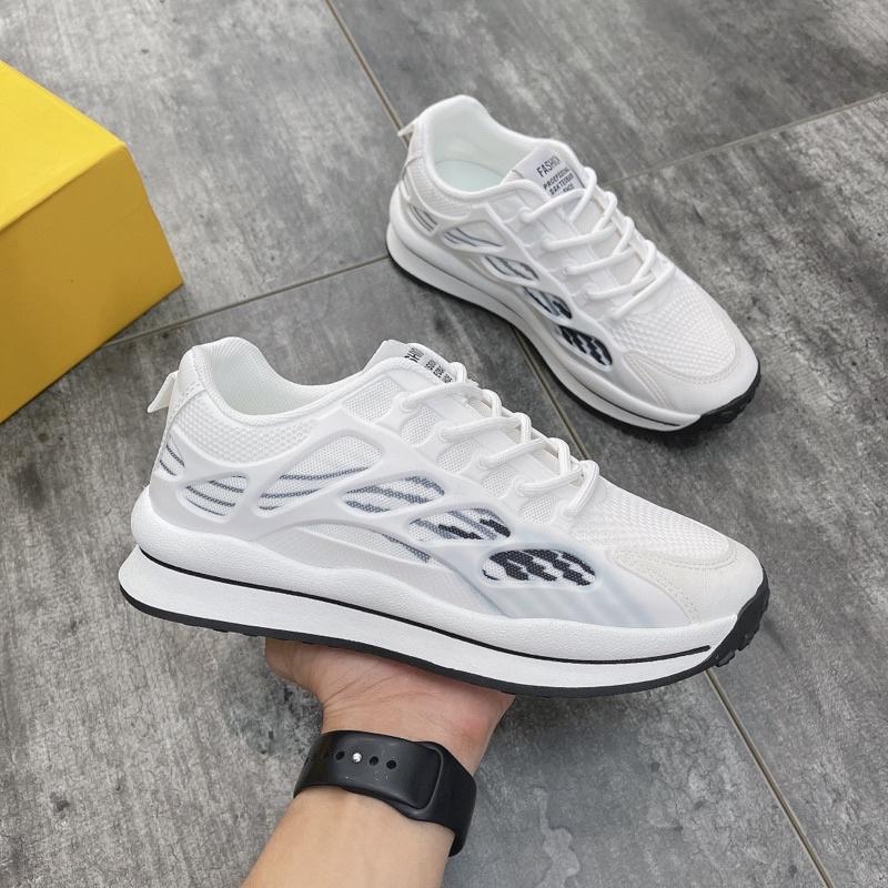 Giày thể thao nam, giày sneakers nam trắng trẻ trung năng động G8018