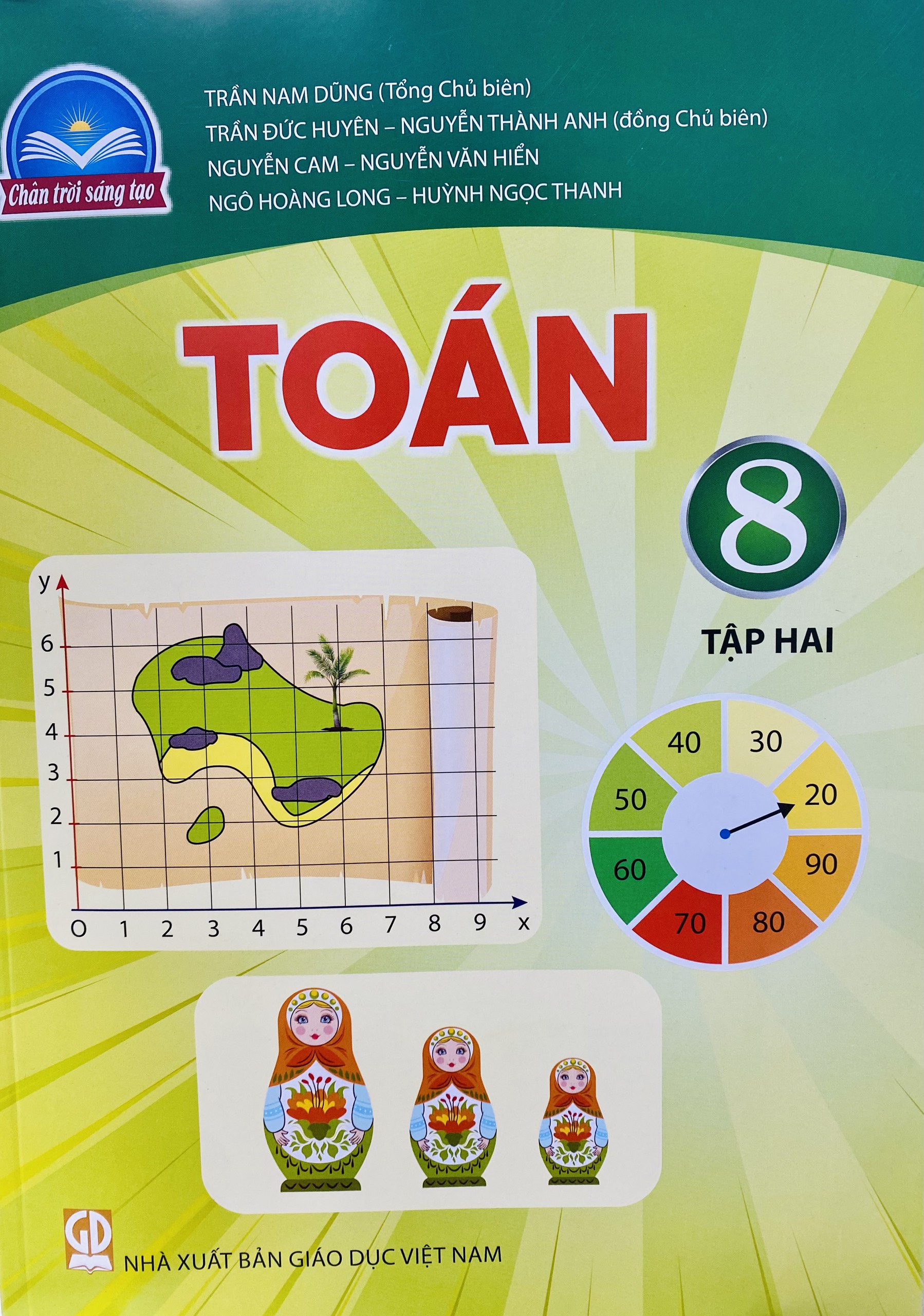 Sách - Combo 4 cuốn Toán lớp 8 tập 1+2 (Chân trời sáng tạo)