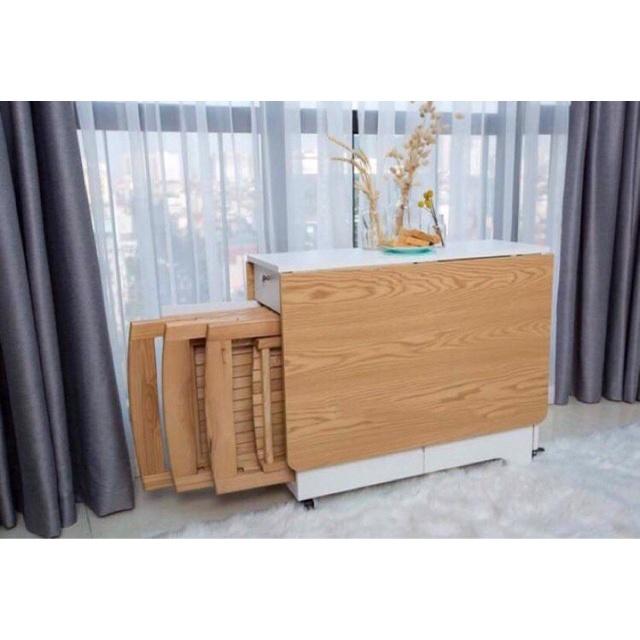 Bộ bàn ăn Thông Minh gỗ Sồi