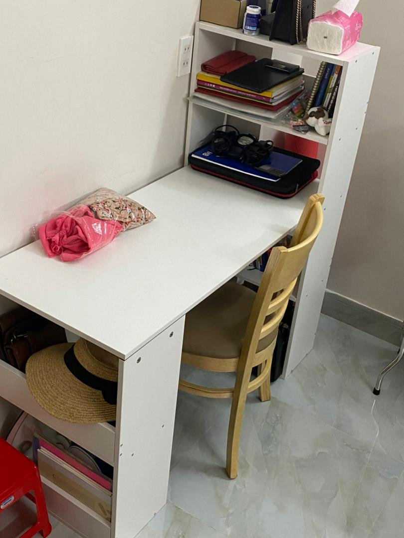 Bàn Học, Bàn Làm Việc Kết Hợp Kệ Sách GP04