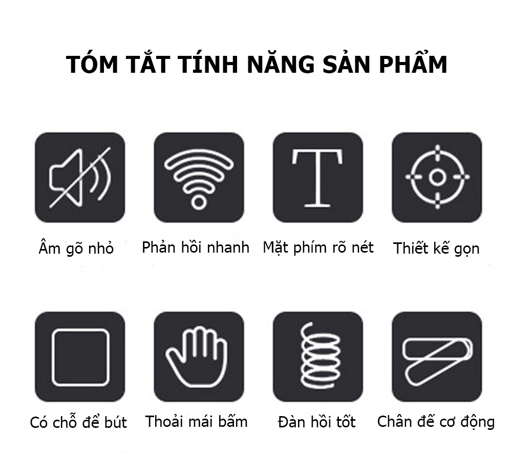 Bàn phím có dây văn phòng V1 có khả năng chống nước , âm thanh gõ nhỏ giúp tạo không gian yên tĩnh khi làm việc tại văn phòng