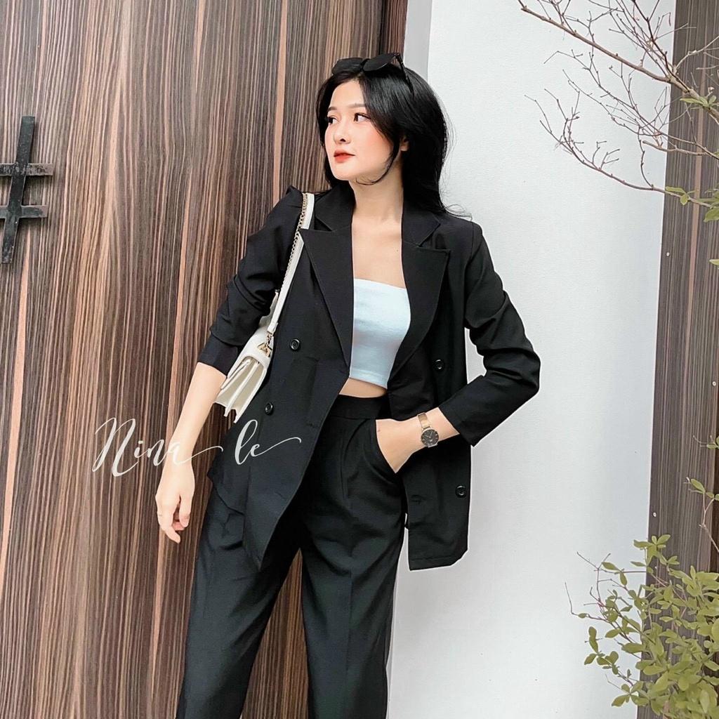 Sét bộ 3 món ÁO vest và quần tây dài kèm áo lót trong siêu hot