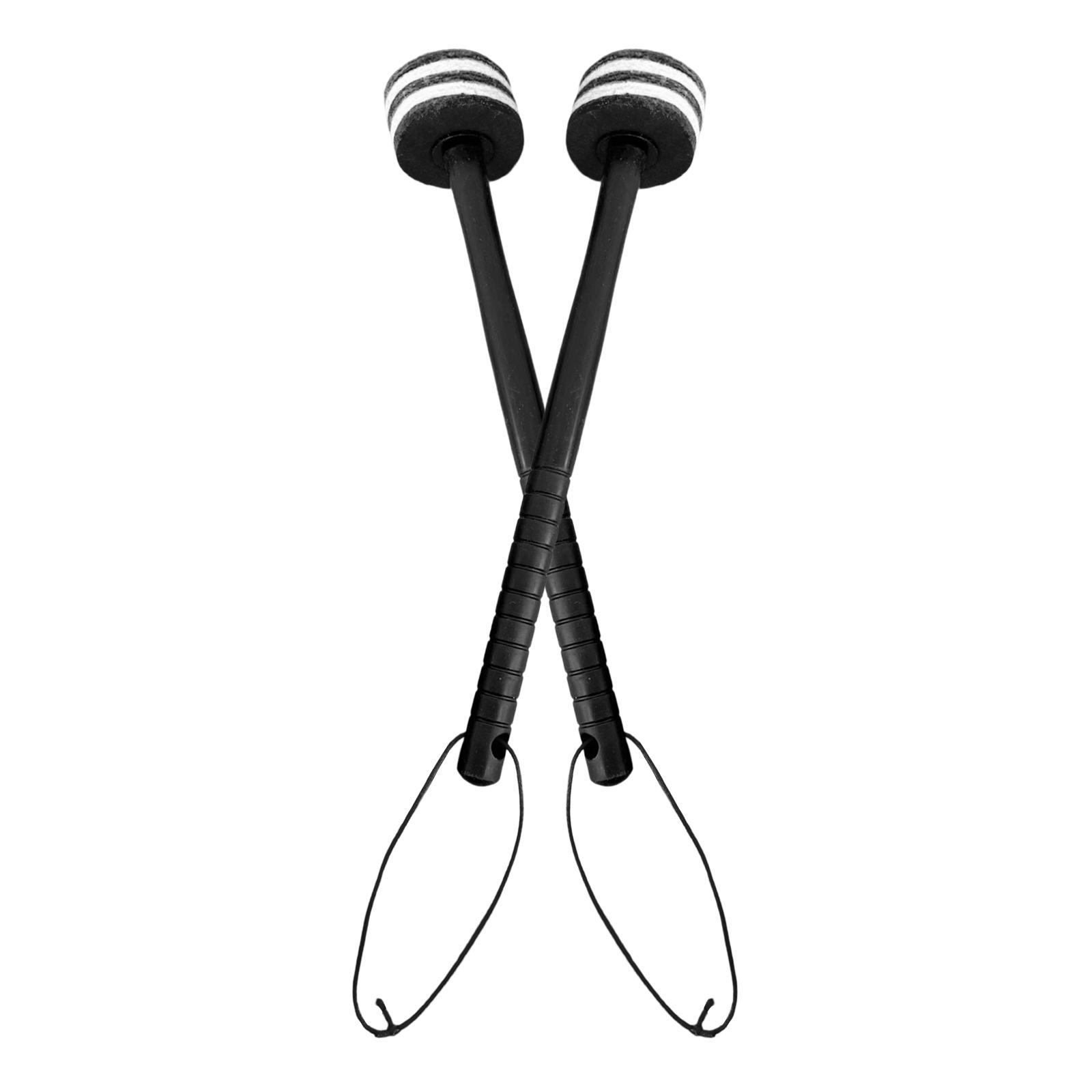 2 Pieces Drum Mallets Bass Percussion Mallets for Players Drum trumpet