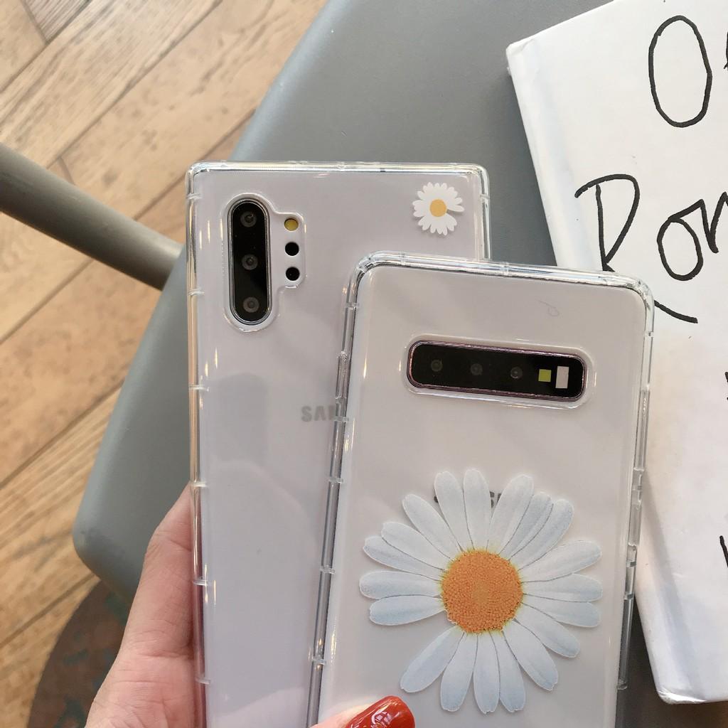 Ốp lưng dẻo hoa cúc Cho Dòng samsung galaxy Note 10 plus / Note 10 / S10+ / S10 / NOTE 9 / NOTE 8 / S9+ / S8+