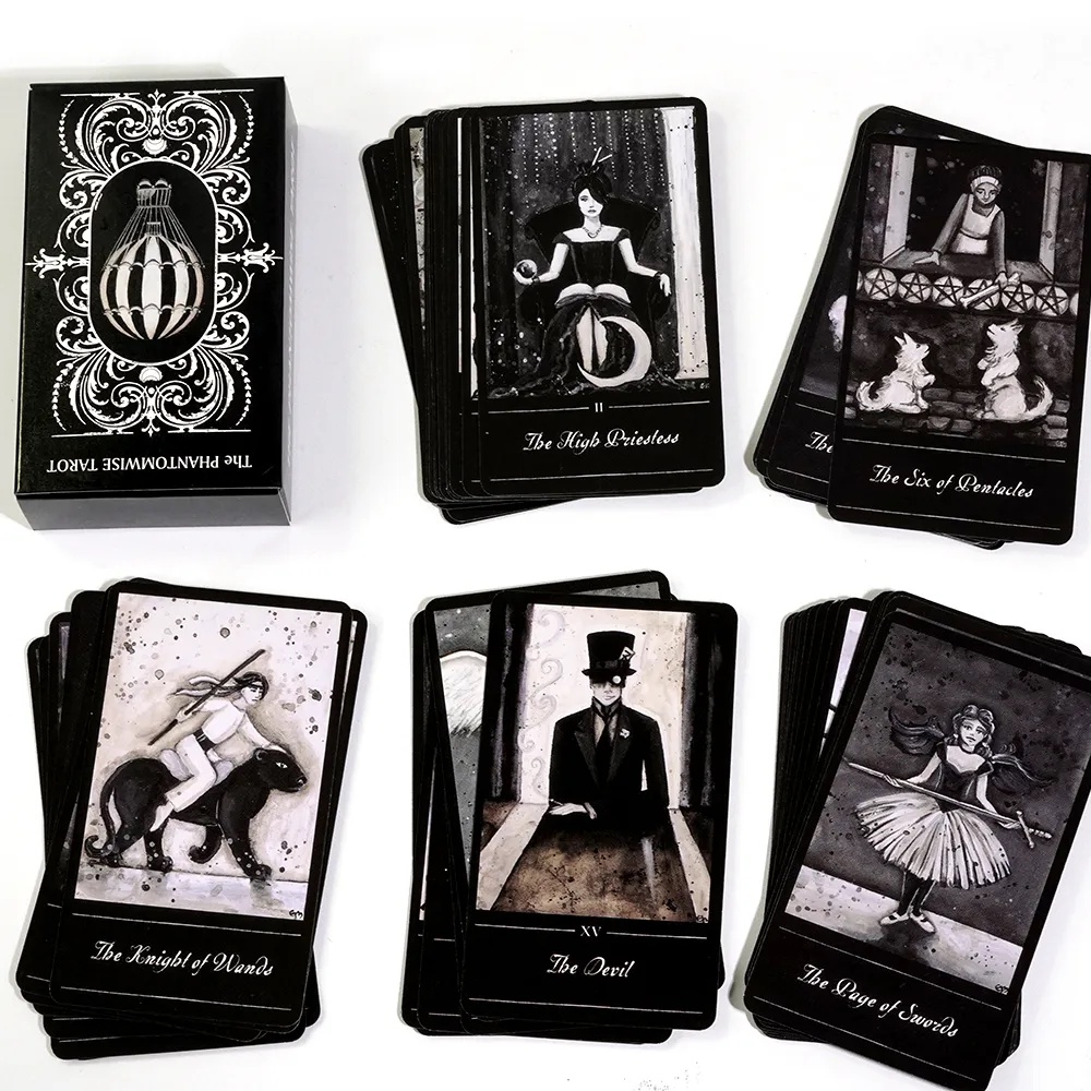 Bộ bài The Phantomwise Tarot 78 lá bài tặng đá thanh tẩy