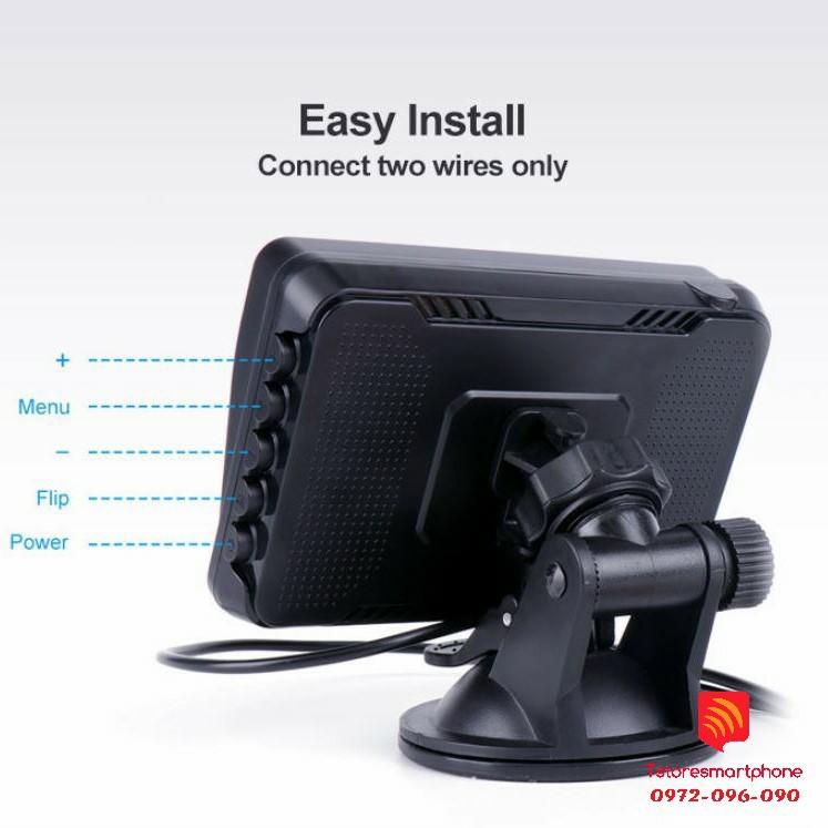 Màn hình taplo IPS AHD+camera lùi AHD FullHD cao cấp chất lượng cao siêu nét cho xe hơi.