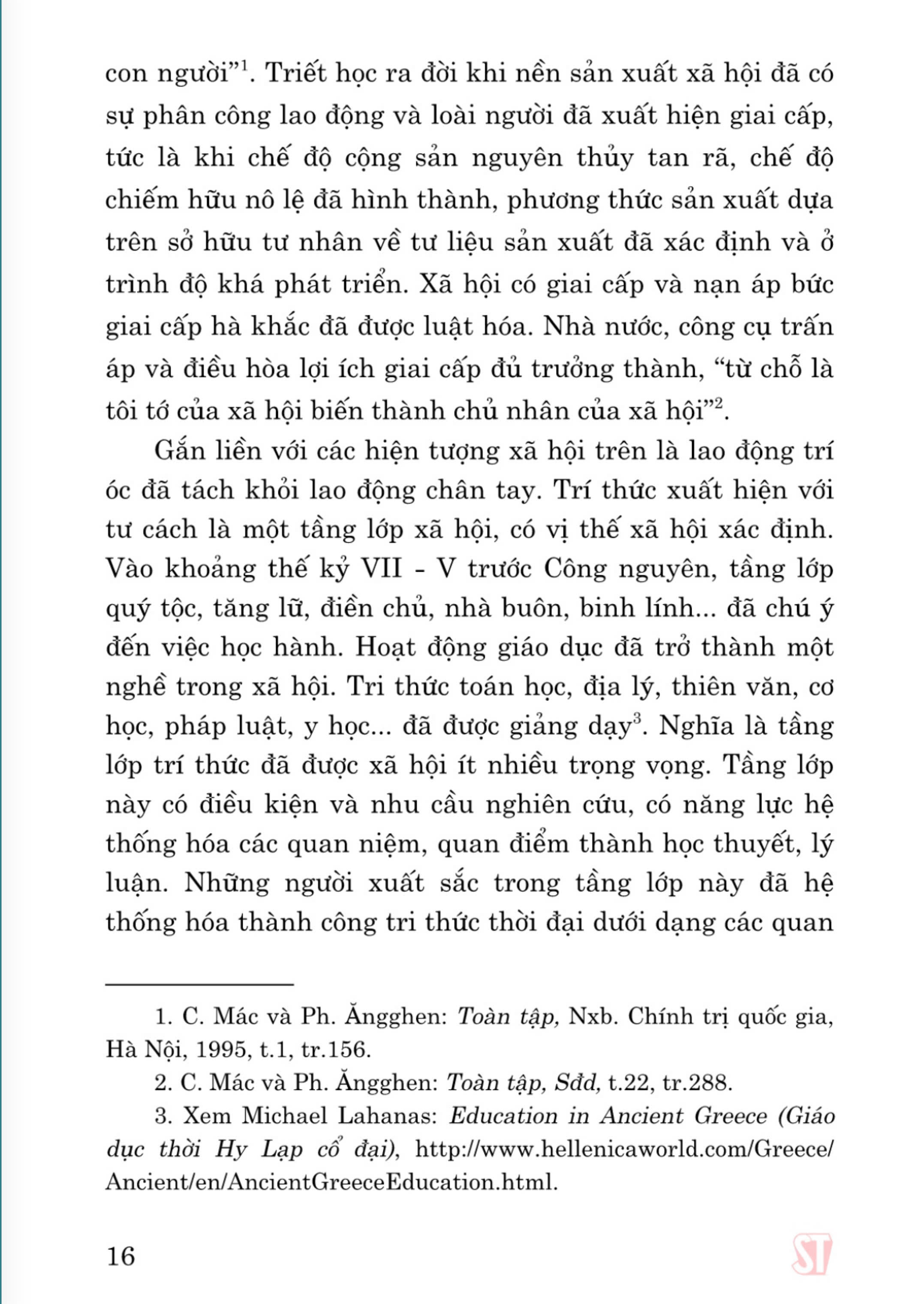 Giáo trình Triết học Mác - Lênin (Dành cho bậc đại học hệ chuyên lý luận chính trị) (bản in 2024)