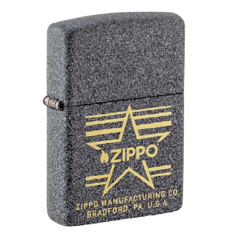 Bật Lửa Zippo Logo Flame Start Stripes 48711