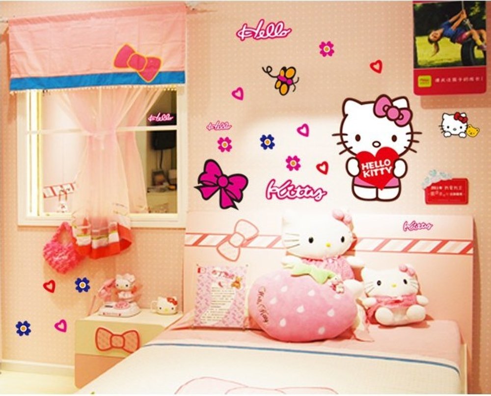 Decal dán tường Hello Kitty - HP24