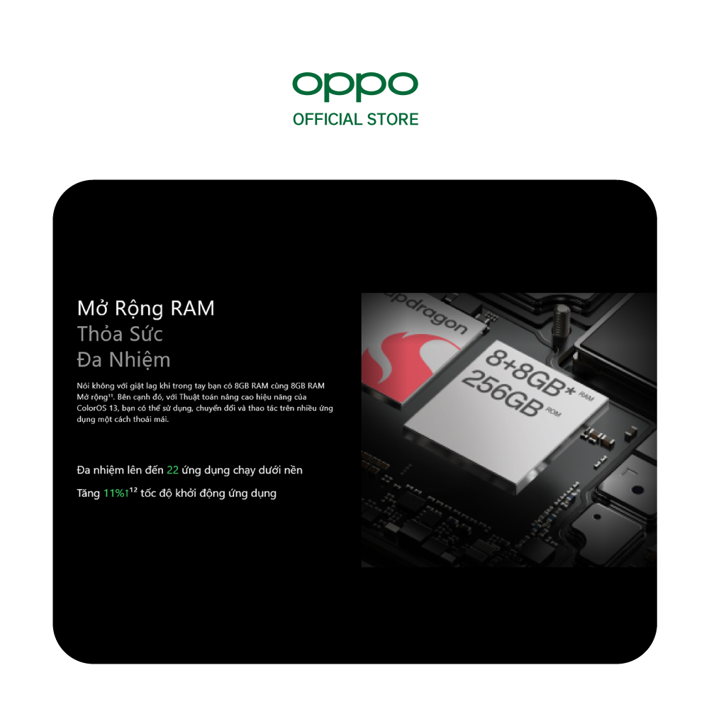 Điện Thoại Oppo Reno 8T 5G (8GB/256GB) - Hàng Chính Hãng  - Đen