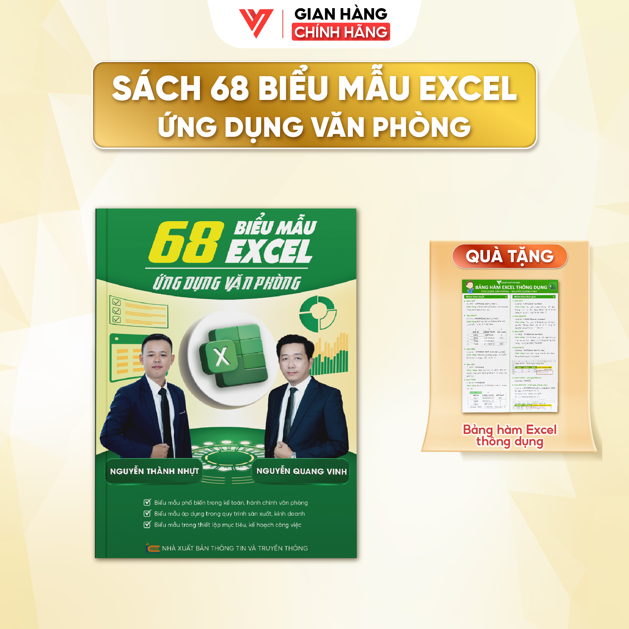 Sách 68 Biểu Mẫu Excel Ứng Dụng Văn Phòng Bí Quyết Tăng Hiệu Quả Công Việc