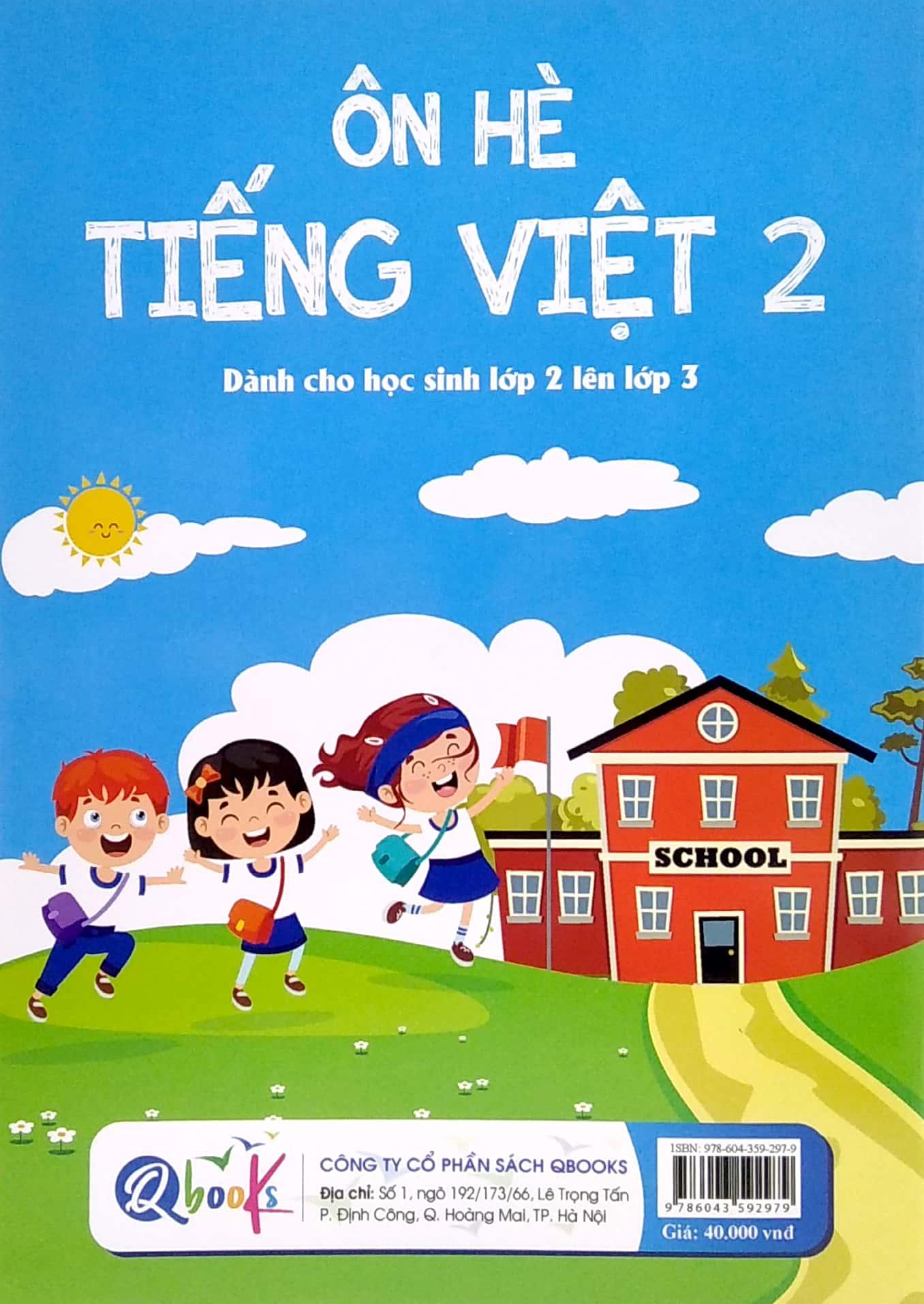 Ôn Hè Tiếng Việt 2 (Dành Cho Học Sinh Lớp 2 Lên Lớp 3) (2022)