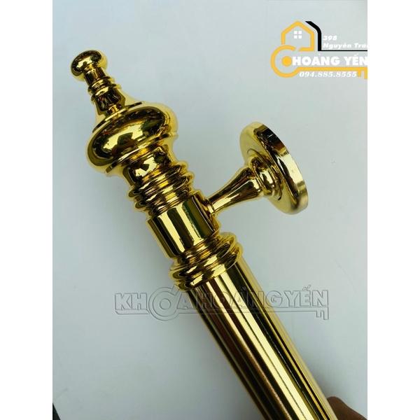 Tay nắm cổng, tay nắm cửa mạ đồng vàng bóng 46cm&56cm