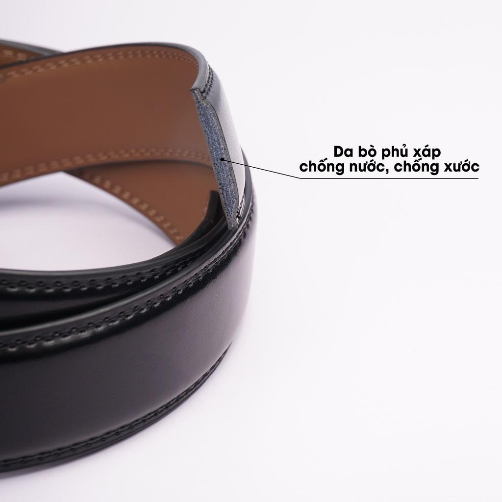 Thắt Lưng Nam Da Bò Cao Cấp Khóa Tự Động, Dây Nịt Dành Cho Nam Sang Trọng Bảo Hành 12 Tháng - T206