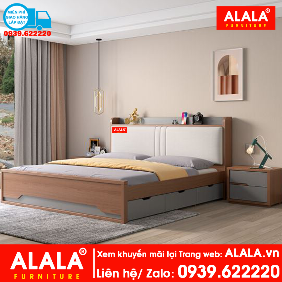 Giường ngủ ALALA13 cao cấp - Thương hiệu ALALA