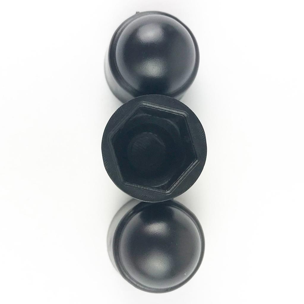 5x 10x Black Tire Wheel Screw Bolts Nut Caps Hexagonal Tyre Wheel M8
