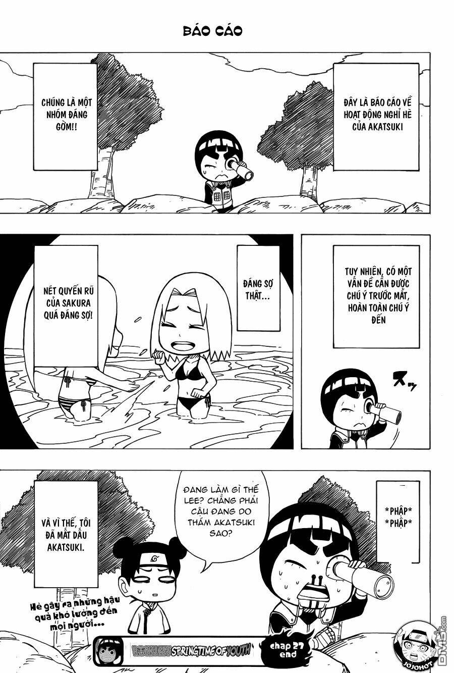cửu vĩ hồ ly ngoại truyện rock lee chapter 27 27