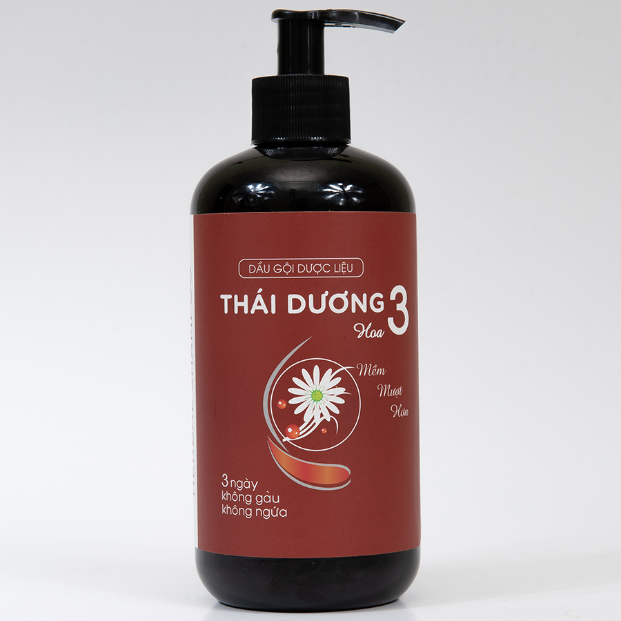 Dầu Gội Dược Liệu Thái Dương 3 (500ml, Hương Hoa Đào)