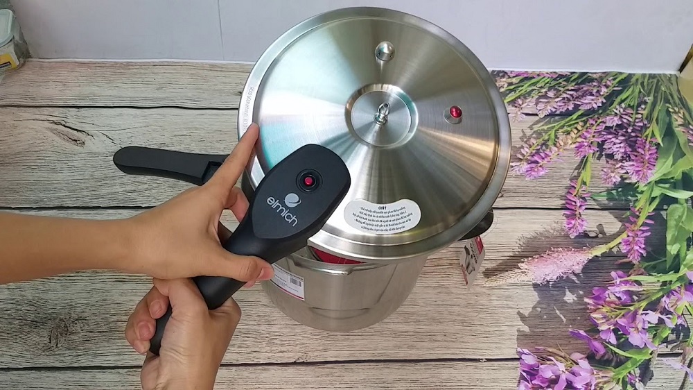 Nồi áp suất 3 đáy Inox 304 Elmich 22cm 5.5L EL3371 dùng bếp từ - Hàng chính hãng
