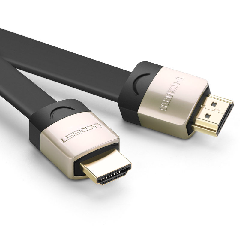 Cáp HDMI dẹt hỗ trợ 3D, 4K Dài 1M UGREEN HD123 10259 - Hàng Chính Hãng