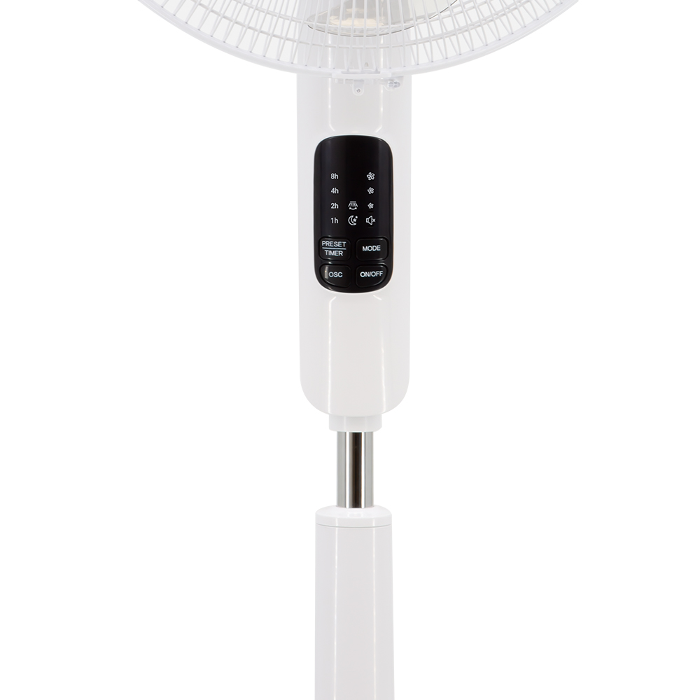 Quạt đứng Hitachi LF-A6RC , Màu Trắng / Xám, Động cơ AC - Hàng chính hãng - Bảo hành 12 tháng