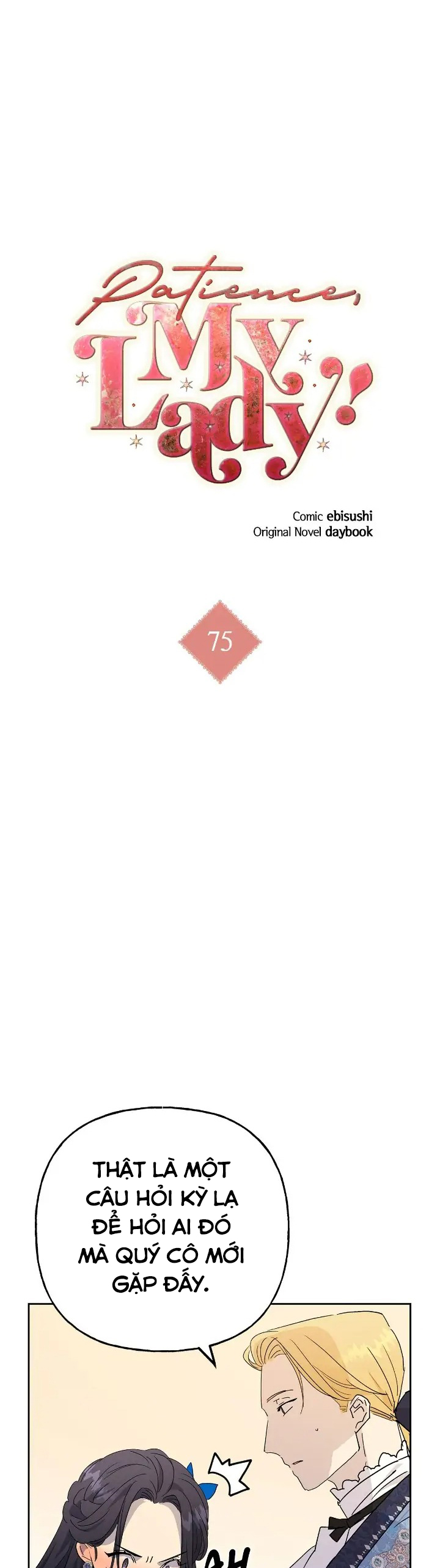 bình tĩnh nào, tiểu thư! chapter 75 6