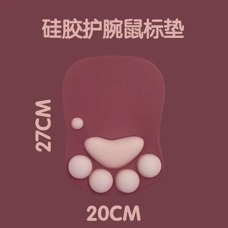 Tấm lót chuột bằng silicon có đệm kê cổ tay nhiều kiểu dáng đa dạng