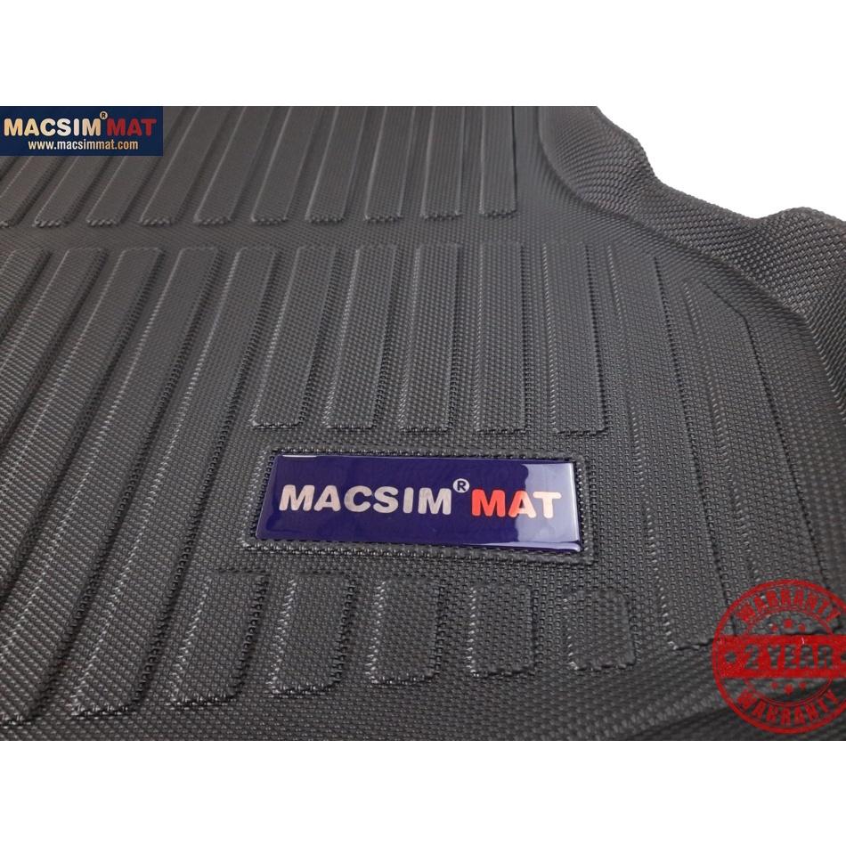 Thảm lót cốp xe ô tô Nissan X trail 2014-2017 nhãn hiệu Macsim chất liệu TPV màu đen hàng loại 2