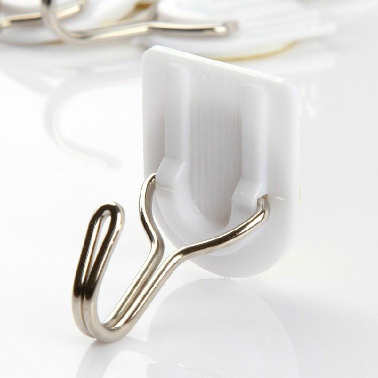 Bộ 6 Móc Dán Tường HOOK, Móc Nhựa Treo Đồ Dính Tường