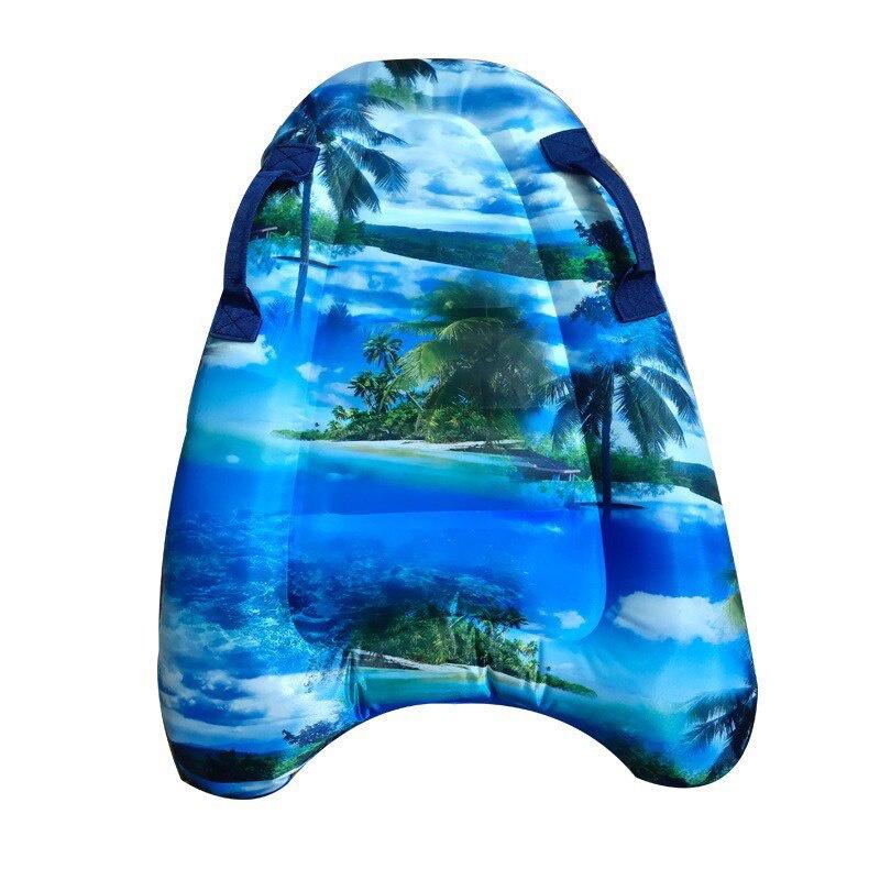 Inflatable Surf Board With Handles Lightweight Swimming Floating Surfboard Aid Mat Surfing Summer Water Fun Toy For Kids Adult