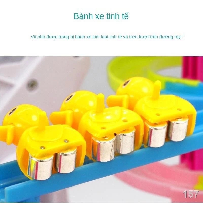 Nubie Đồ Chơi Cầu Trượt Vịt Vàng Leo Thang Phát Nhạc Cực Vui Tai Cho Bé Yêu-Quà Tặng Sinh Nhật Cho Bé