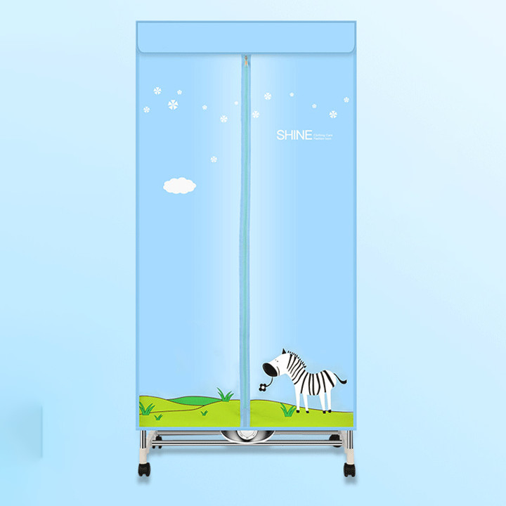 Tủ Sấy Quần Áo 2 Tầng Khung INOX Chắc Chắn Công Suất 1000W - Tủ Quần Áo 2 Tầng Tích Hợp Chức Năng Sấy