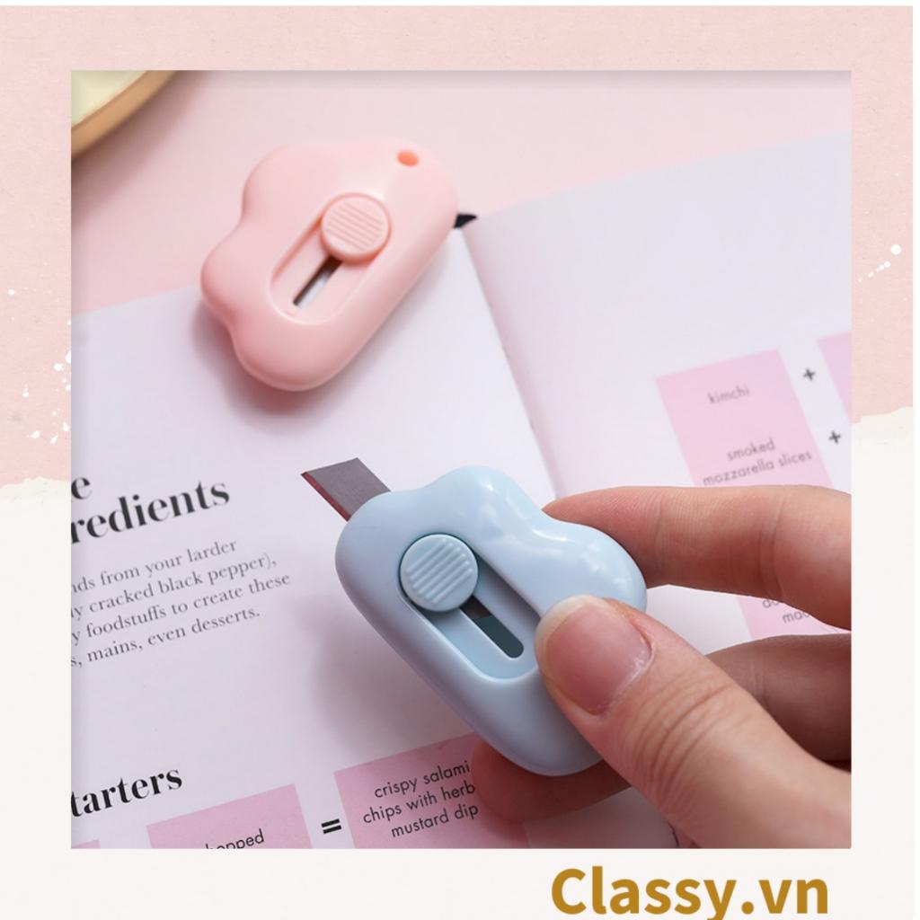 Dao Rọc Giấy Hình đám mây cute dễ thương, dài 6 CM có thể làm Móc khóa Classy PK920