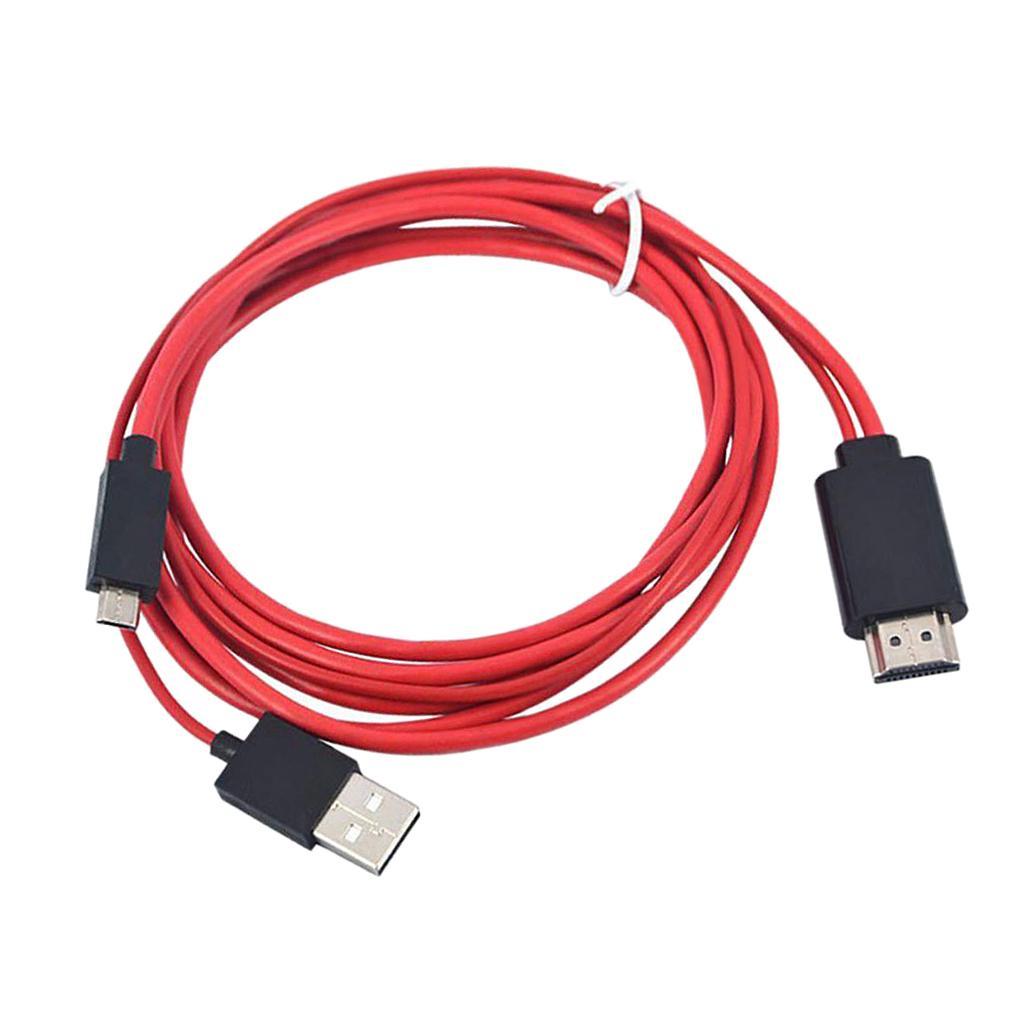 HDMI to Micro USB Adapter HDTV AV TV Cable Cord For Android Samsung