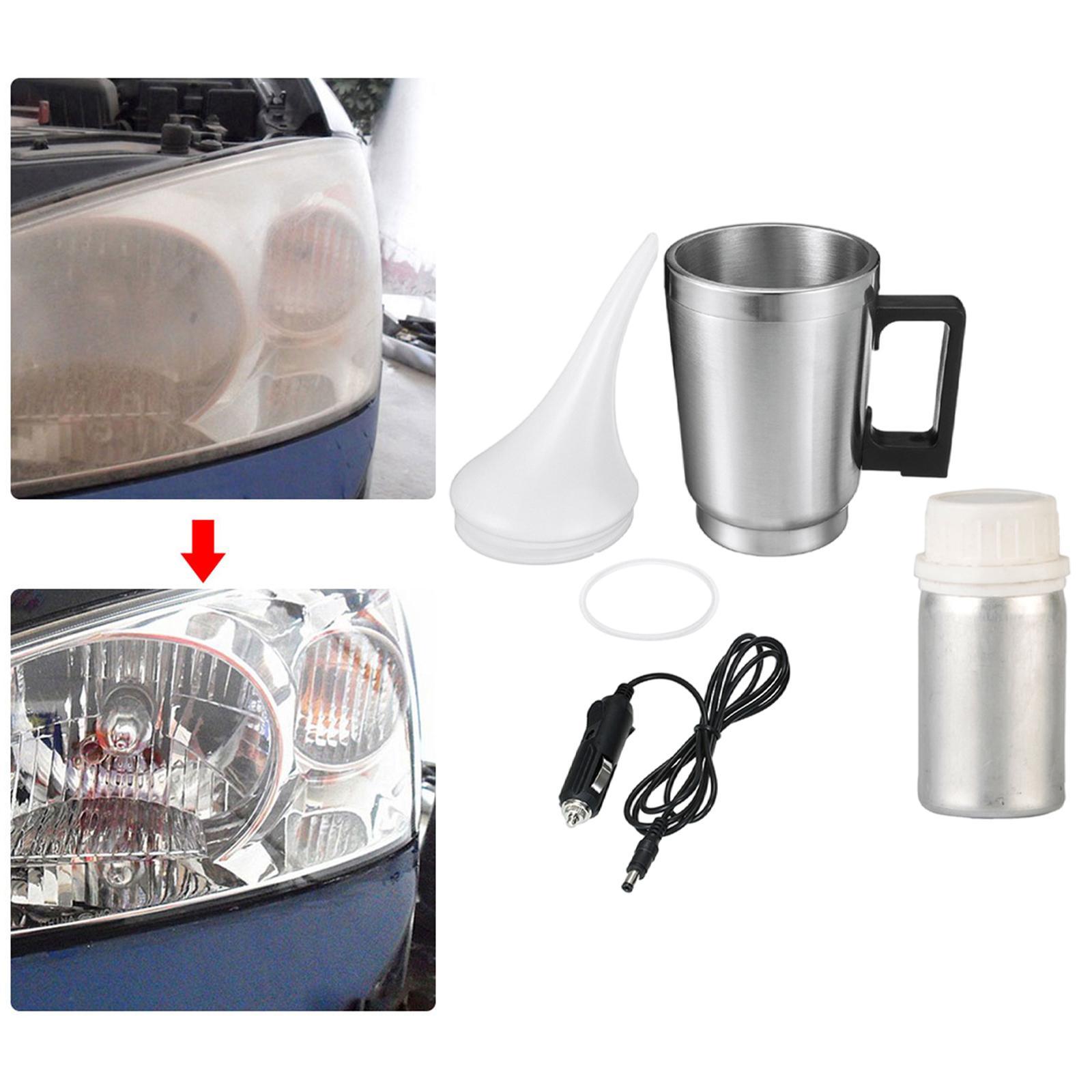 Car Headlight Renovation Polishing Kit, Atomizing Cup Headlight Lens Polish Set, Lens Coating Tool ,Fit for Taillights Lens Polish Kit