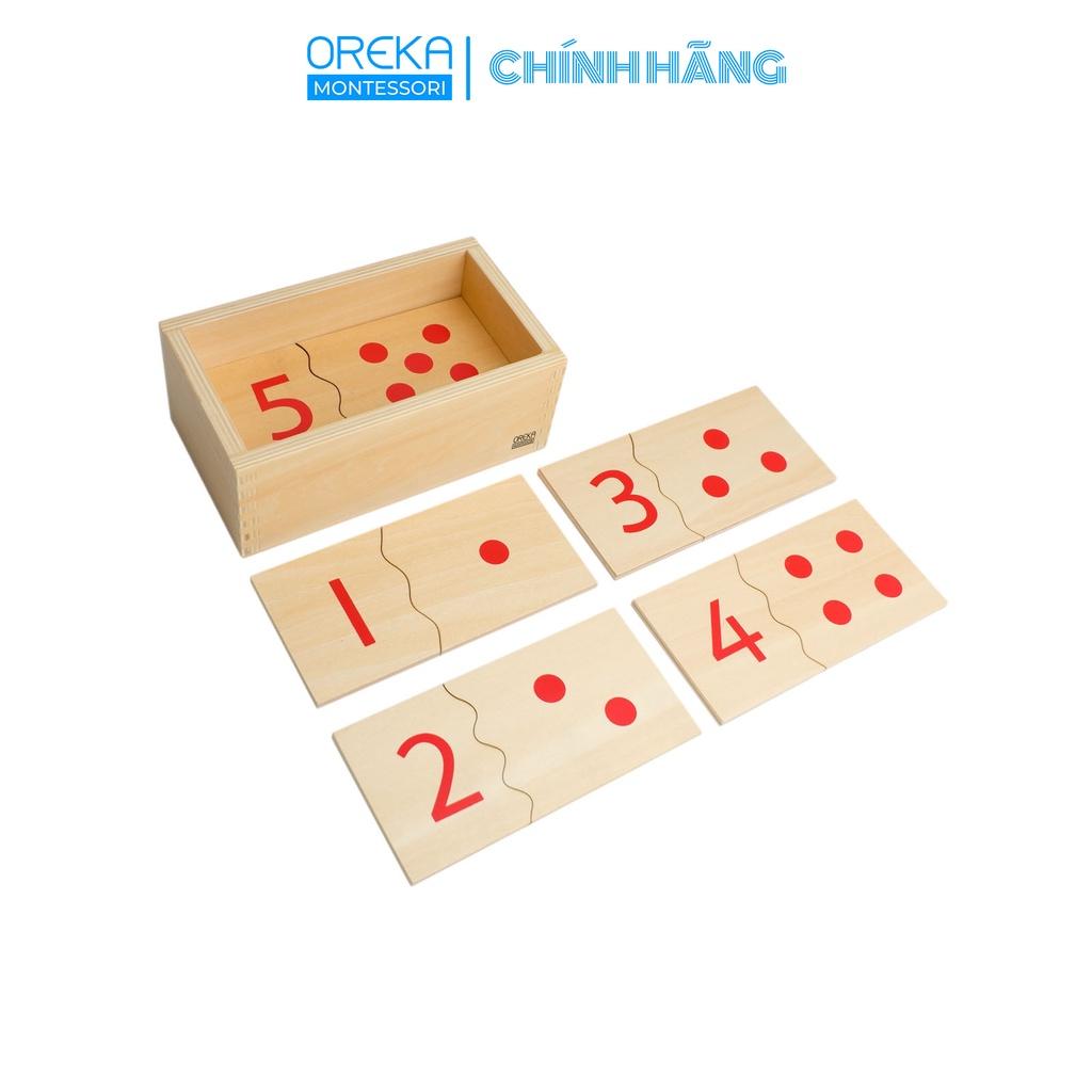 Đồ chơi trẻ em Oreka Montessori Ghép số 1-10 - 0590100