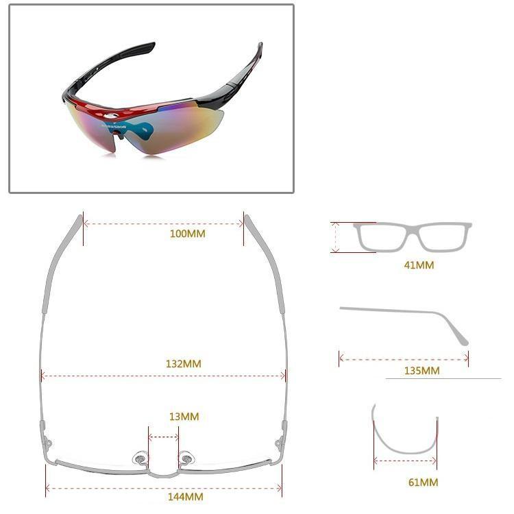 Kính mát thời trang Sport chống tia UV 5 in 1 cao cấp