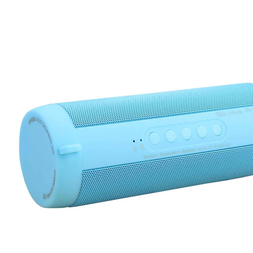 Bluetooth Speaker USB Rechargable Battery Loudspeaker Blue