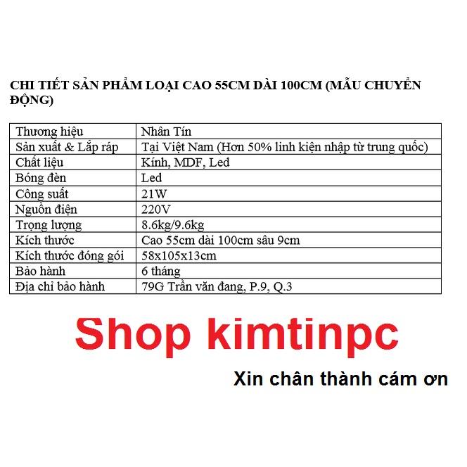 Đồng hồ vạn niên - Tranh Trôi 2 hình -  55x100cm - mã 850