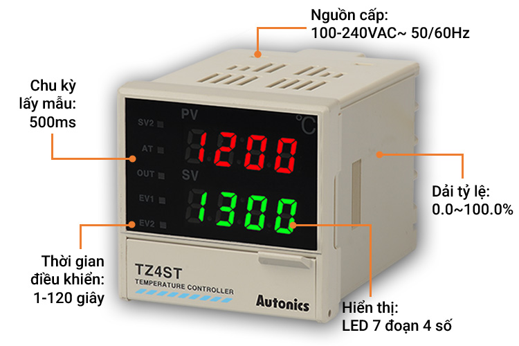 ĐỒNG HỒ KHỐNG CHẾ NHIỆT ĐỘ TZ4ST-14S