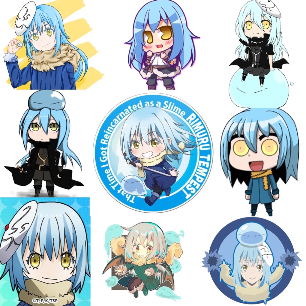 Ảnh Sticker Rimuru Tempest 30-60 cái/Hình dán Tensei Shitara Slime Datta ken