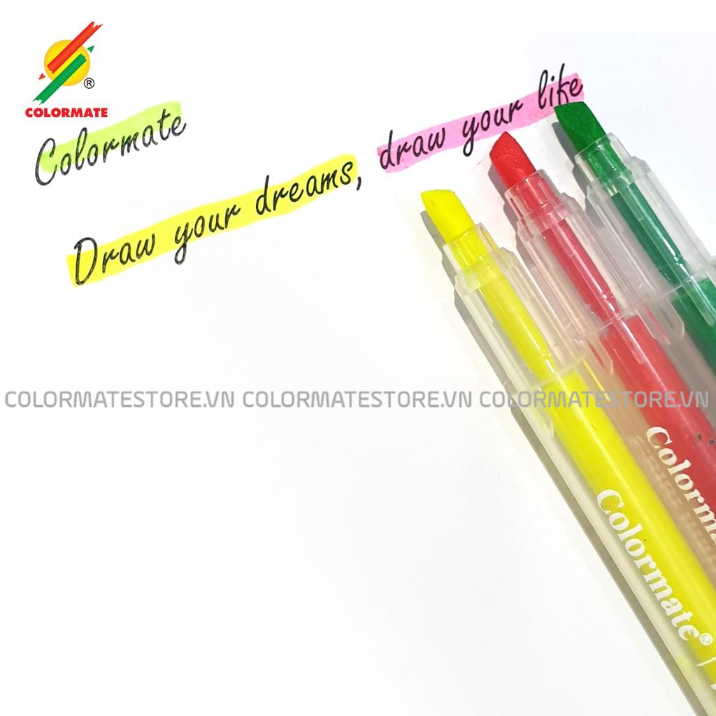 Bút lông dạ Colormate, bút đánh dấu bộ 3 màu - COLORMATE