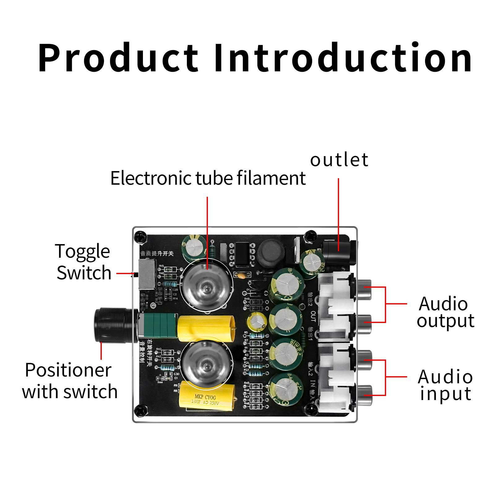 Preamplifier Board Surrounding Professional Digital Tuning Preamp Board