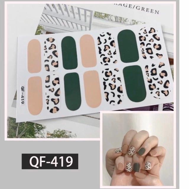 Set dán móng tay nails dán nghệ thuật nhiều màu - có ngay bộ móng đẹp trong 5 phút (Nail wraps / Nail stickers)