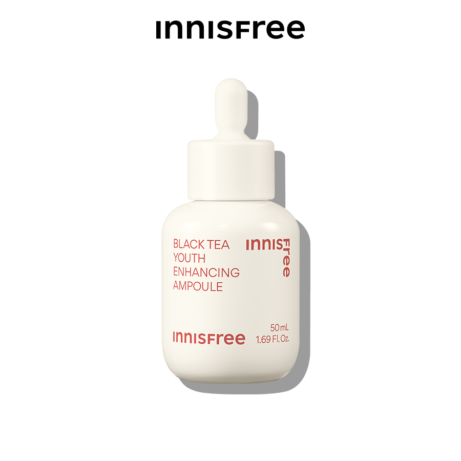 Tinh chất phục hồi da và chống lão hóa trà đen innisfree Black Tea Youth Ampoule 50 mL (New 2023)