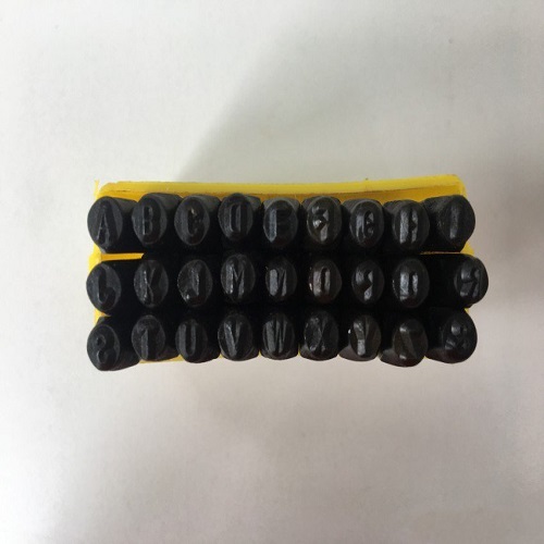 Bộ đóng chữ thép thường 12,5mm DC11