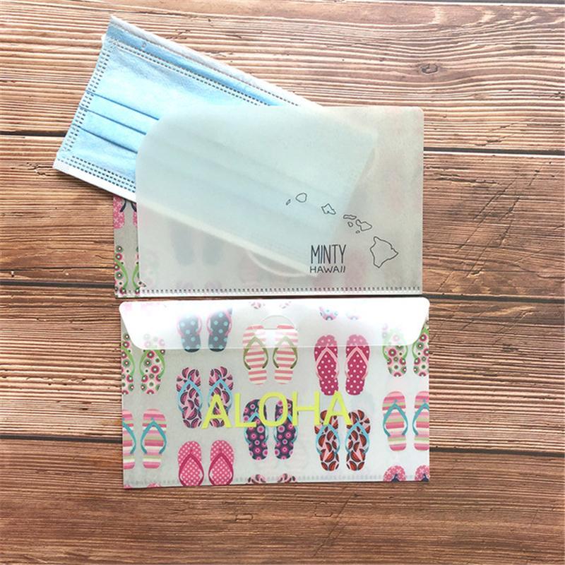 Túi Đựng Khẩu Trang Bằng Nhựa Trong Suốt Chống Bụi Tiện Dụng Chất Lượng Cao