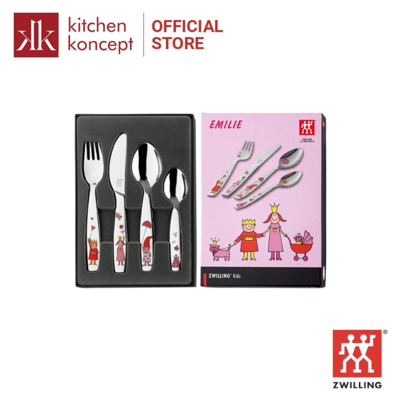 Bộ muỗng nĩa trẻ em Emilie Children's flatware ZWILLING - 4 món