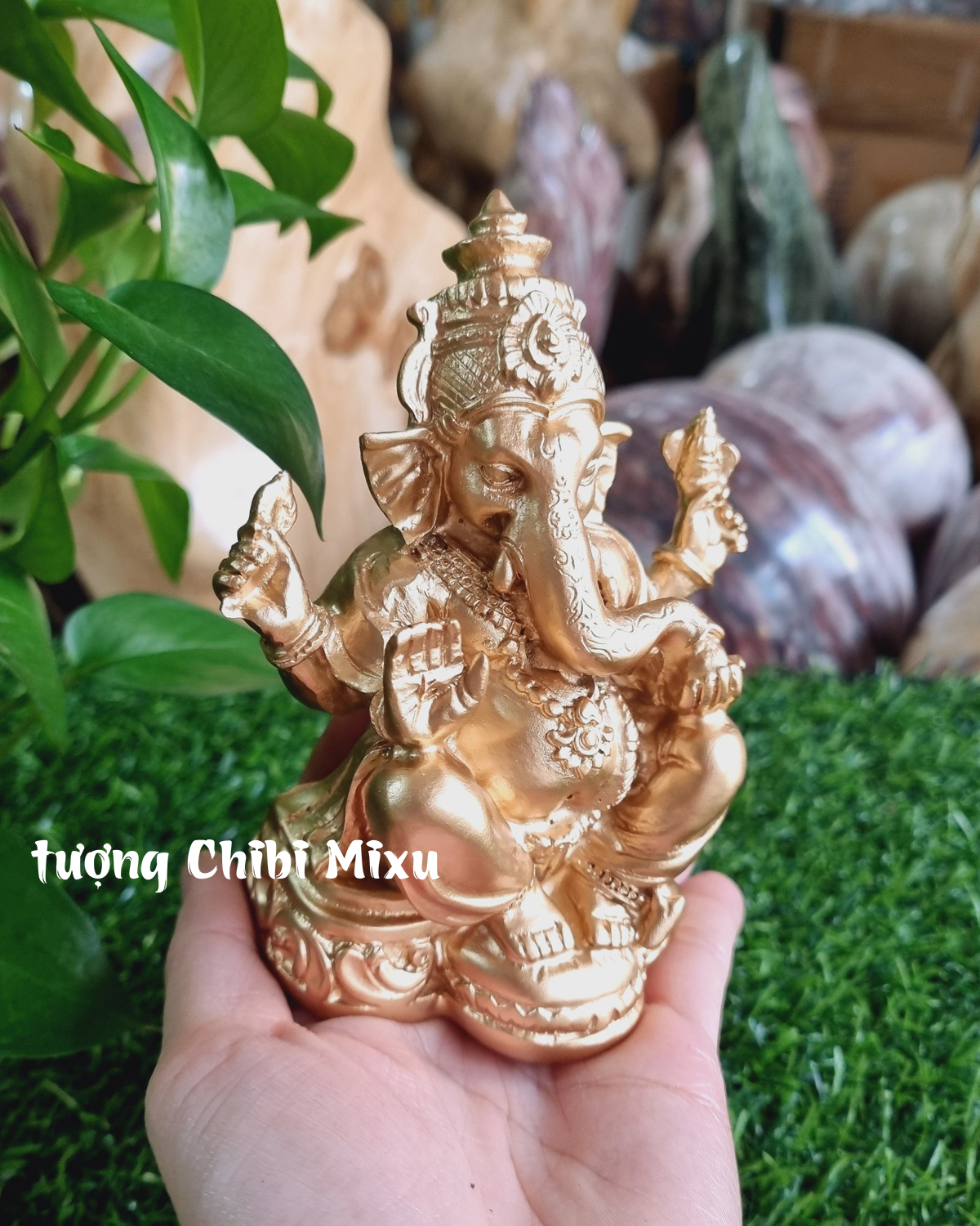 Tượng Voi Thần Ganesha 13cm/16cm